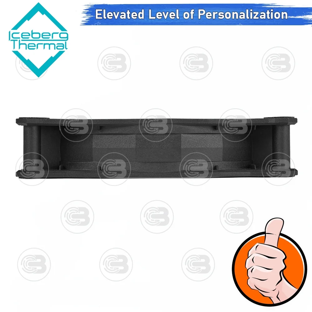 [CoolBlasterThai] Iceberg Thermal IceGALE Lightning ARGB Black 120 Fan Case (size 120 mm.) X3 Value Pack ประกัน 5 ปี