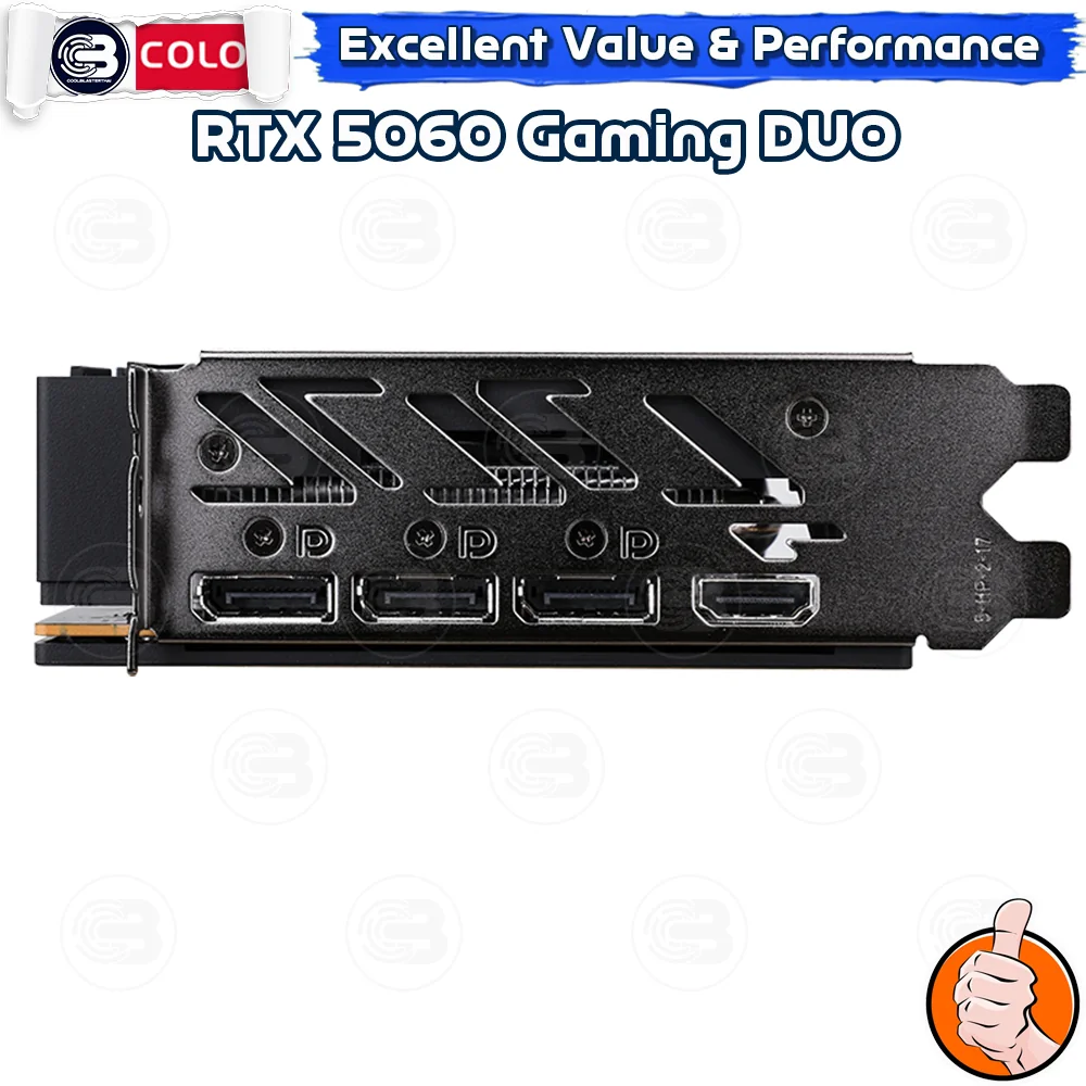 [CoolBlasterThai] COLORFUL VGA GeForce RTX5060 Gaming DUO 8GB GDDR7 (3Y)