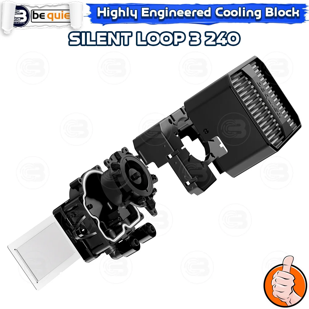 [CoolBlasterThai] Be Quiet Silent Loop 3 240 AIO Water Cooling CPU Cooler (AM5/LGA1851 Ready) (BW024) ประกัน 3 ปี