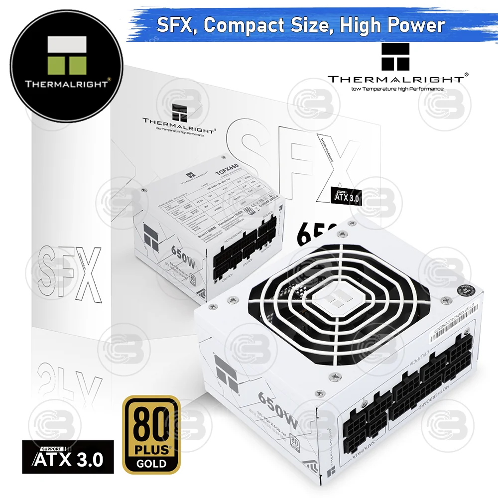 [CoolBlasterThai] Thermalright SFX Power Supply 650W 80 Plus Gold Embossed Full Modular (TGFX650-W)