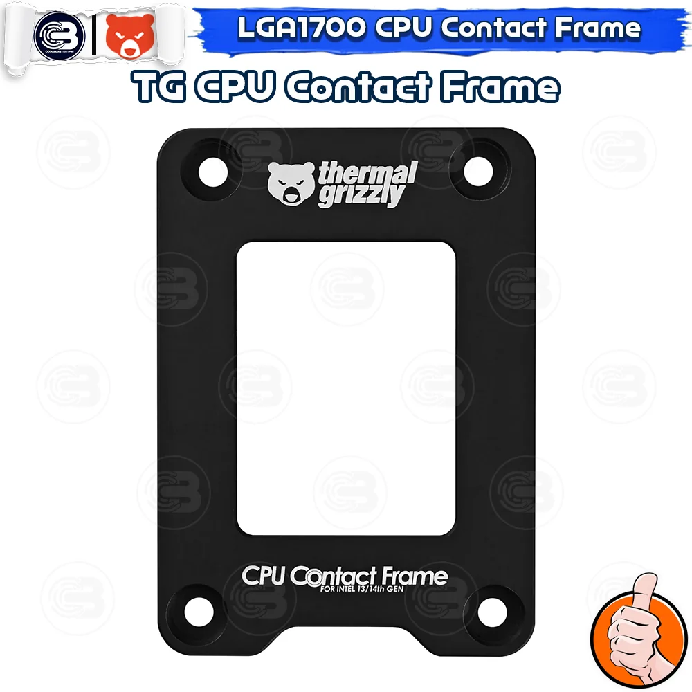 [CoolBlasterThai] THERMAL GRIZZLY INTEL LGA1700 13TH/14TH Generation CPU Contact Frame by der8auer (TG-CF-i13G) (เฟรม)