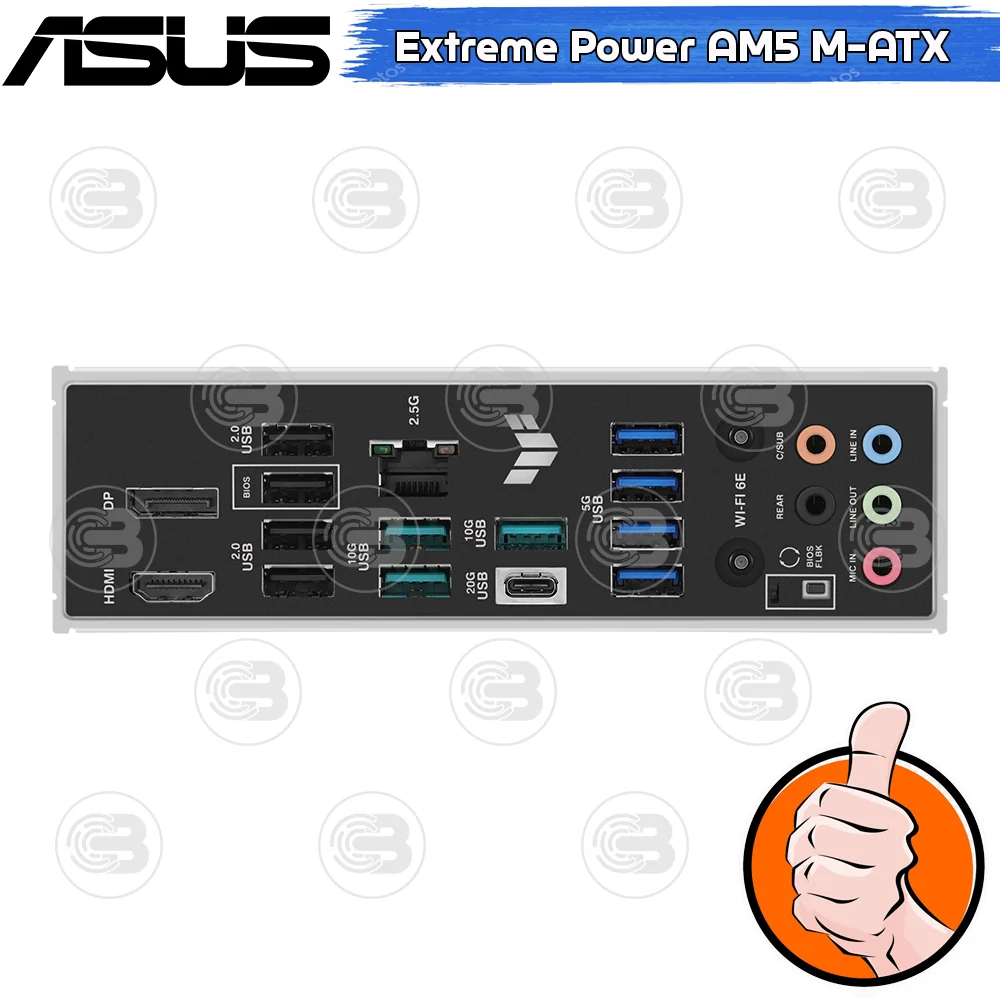[CoolBlasterThai] ASUS MAINBOARD TUF GAMING B850M-PLUS WIFI AMD SOCKET AM5 DDR5 M-ATX ประกัน 3 ปี