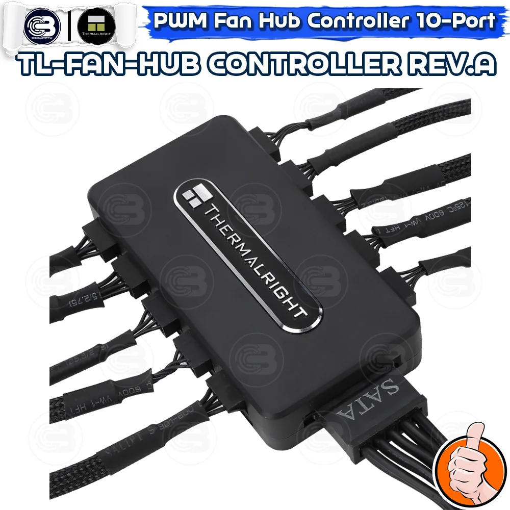 [CoolBlasterThai] Thermalright PWM FAN HUB Controller 10 Ports ประกัน 1 ปี