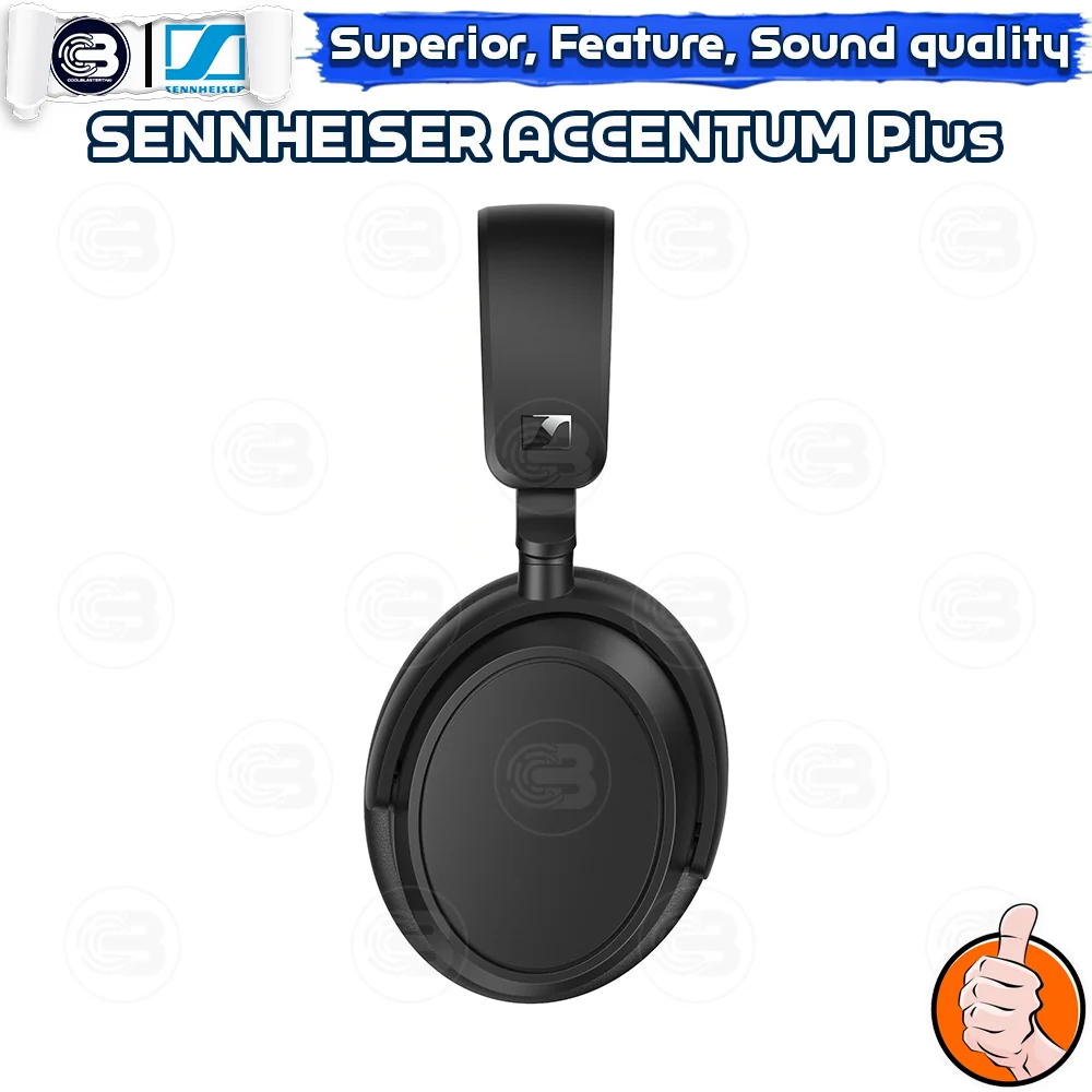 [CoolBlasterThai] SENNHEISER ACCENTUM Plus Wireless BLACK Around-the-ear Sound Quality With ANC