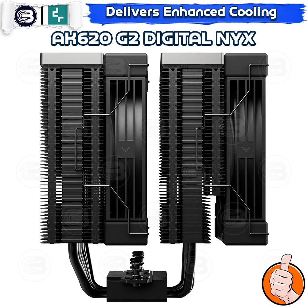 [CoolBlasterThai] DeepCool AK620 G2 Digital NYX Dual Tower CPU Cooler (LGA1851/AM5 Ready)