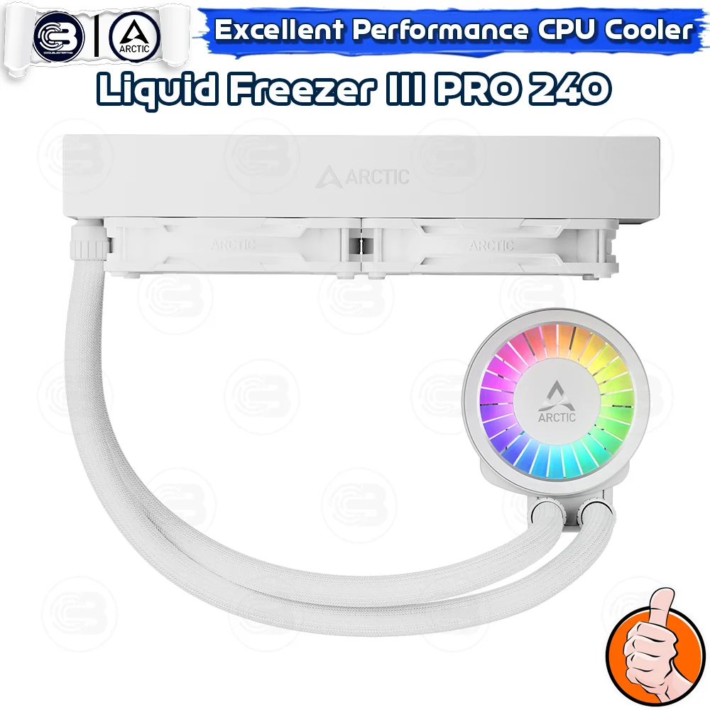 [CoolBlasterThai] ARCTIC Liquid Freezer III Pro 240 A-RGB White (All-In-One CPU Water Cooler) (LGA1851/1700/AM5/AM4)