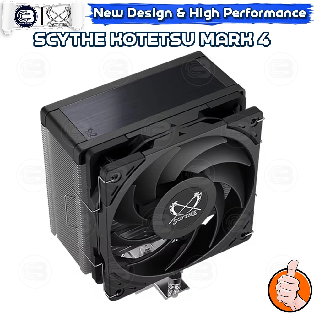 [CoolBlasterThai] SCYTHE KOTETSU MARK 4 CPU Cooler Single Tower 4 Heatpipes (AM5/LGA1851 Ready)