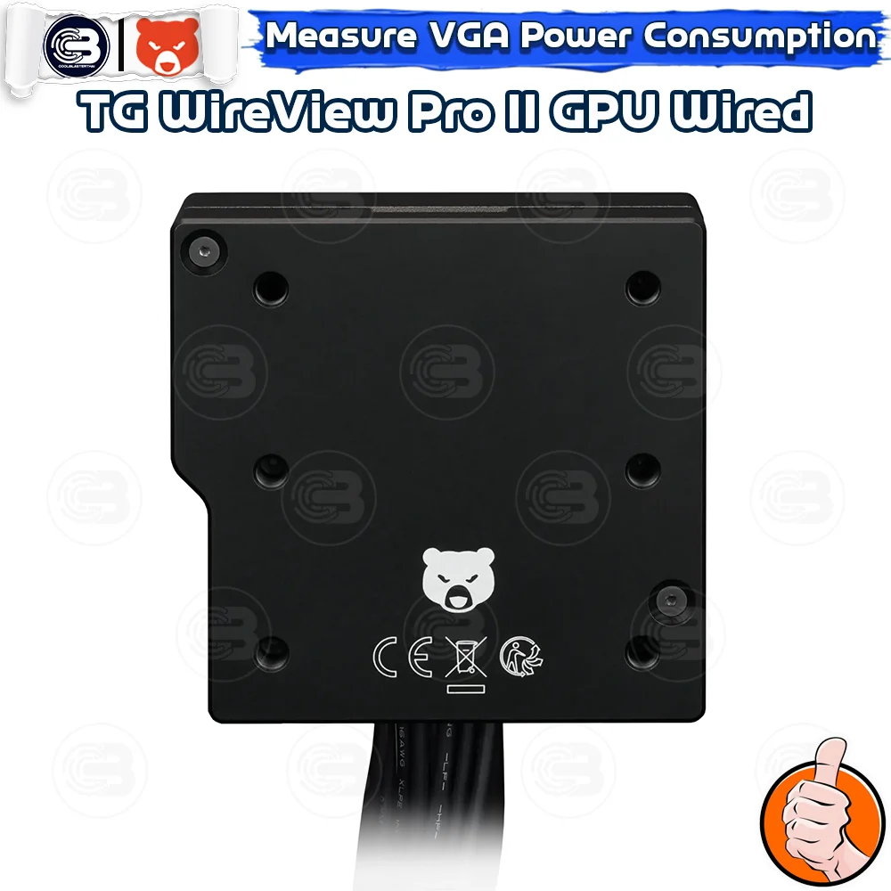 [CoolBlasterThai] THERMAL GRIZZLY WIREVIEW PRO II WIRED (TG-WV-P2-H19W) GPU Power Consumption TFT-IPS Display (จอแสดงข้อมูลการใช้พลังงาน)