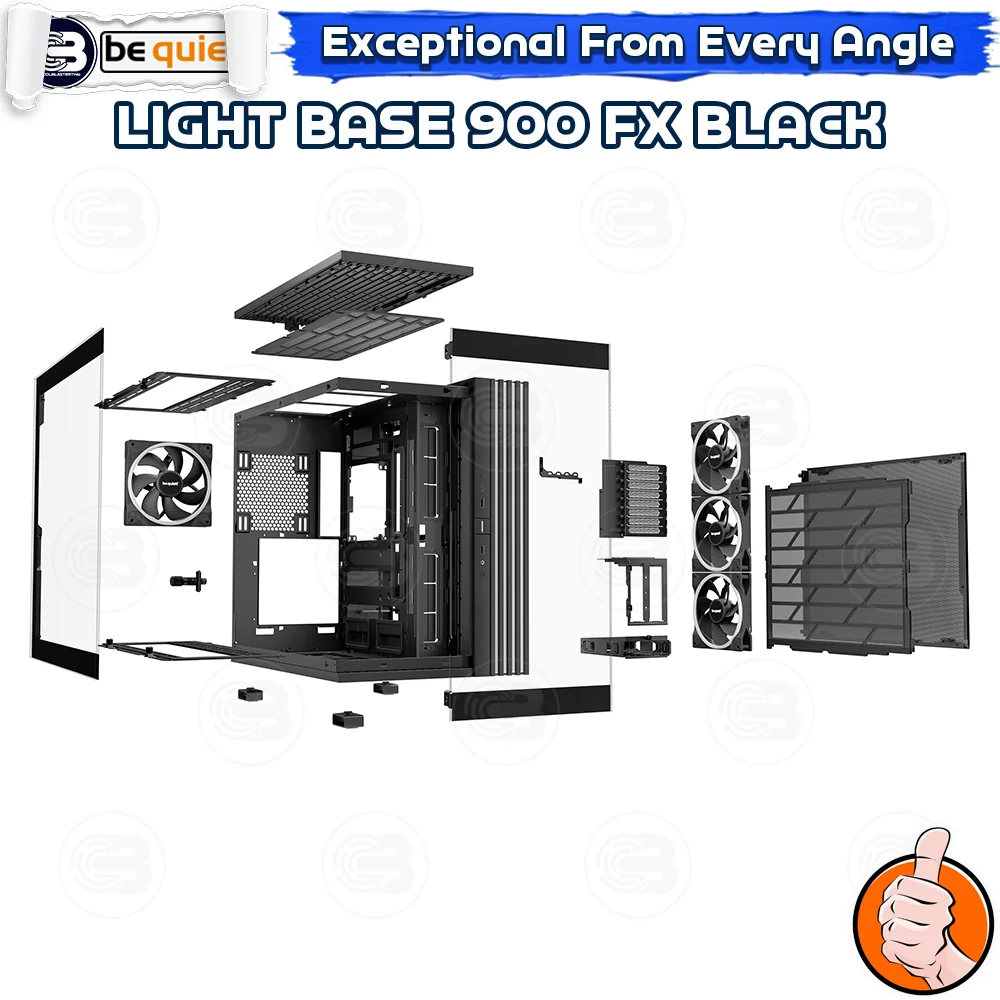 [CoolBlasterThai] Be Quiet LIGHT BASE 900 FX Black PC Case (BGW71) ประกัน 3 ปี