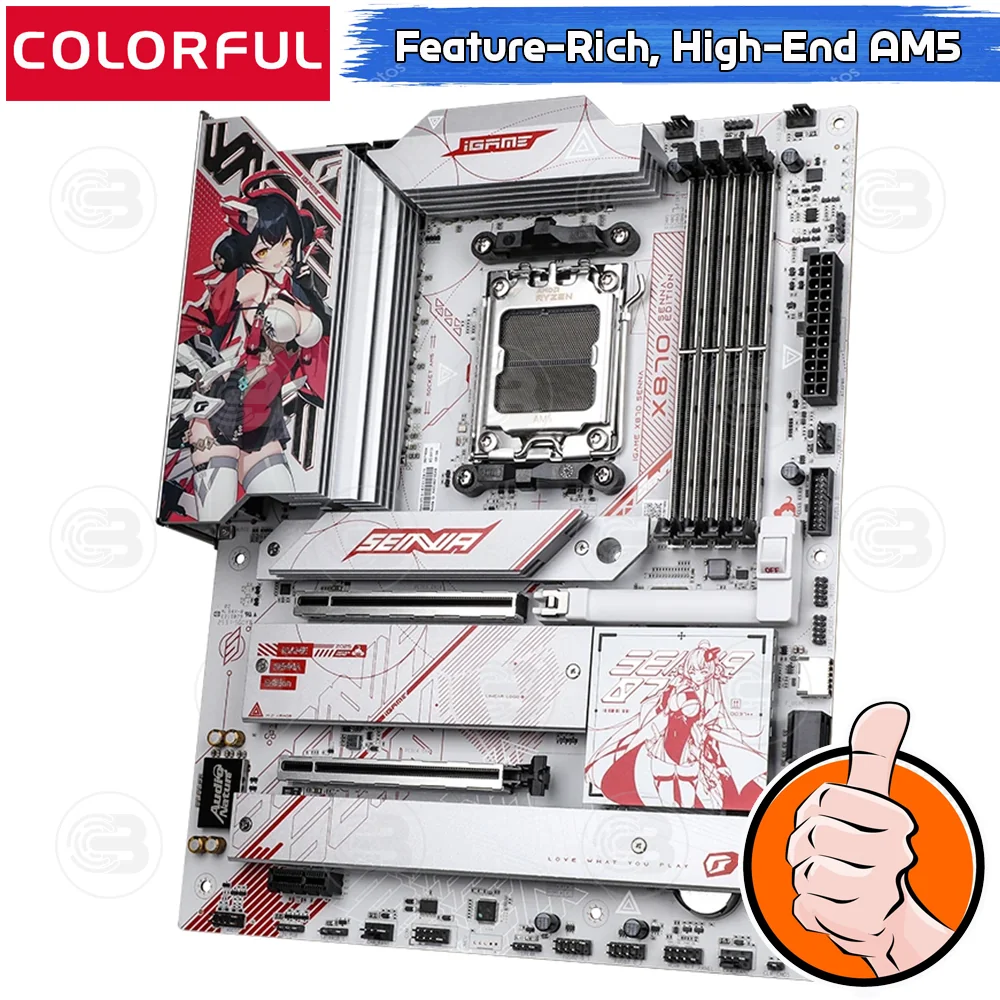 [CoolBlasterThai] COLORFUL MAINBOARD iGame X870 Senna V14 AMD AM5 DDR5 ATX ประกัน 3 ปี