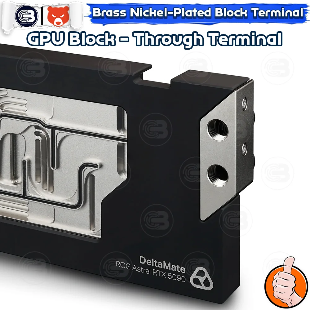 [CoolBlasterThai] THERMAL GRIZZLY DELTAMATE GPU BLOCK THROUGH TERMINAL