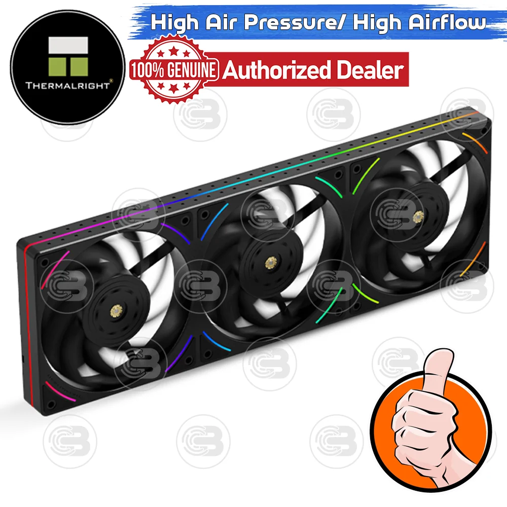 [CoolBlasterThai] Thermalright TL-UB36 Row Fan Optimized Static Pressure ARGB (size 120 mm.) ประกัน 3 ปี