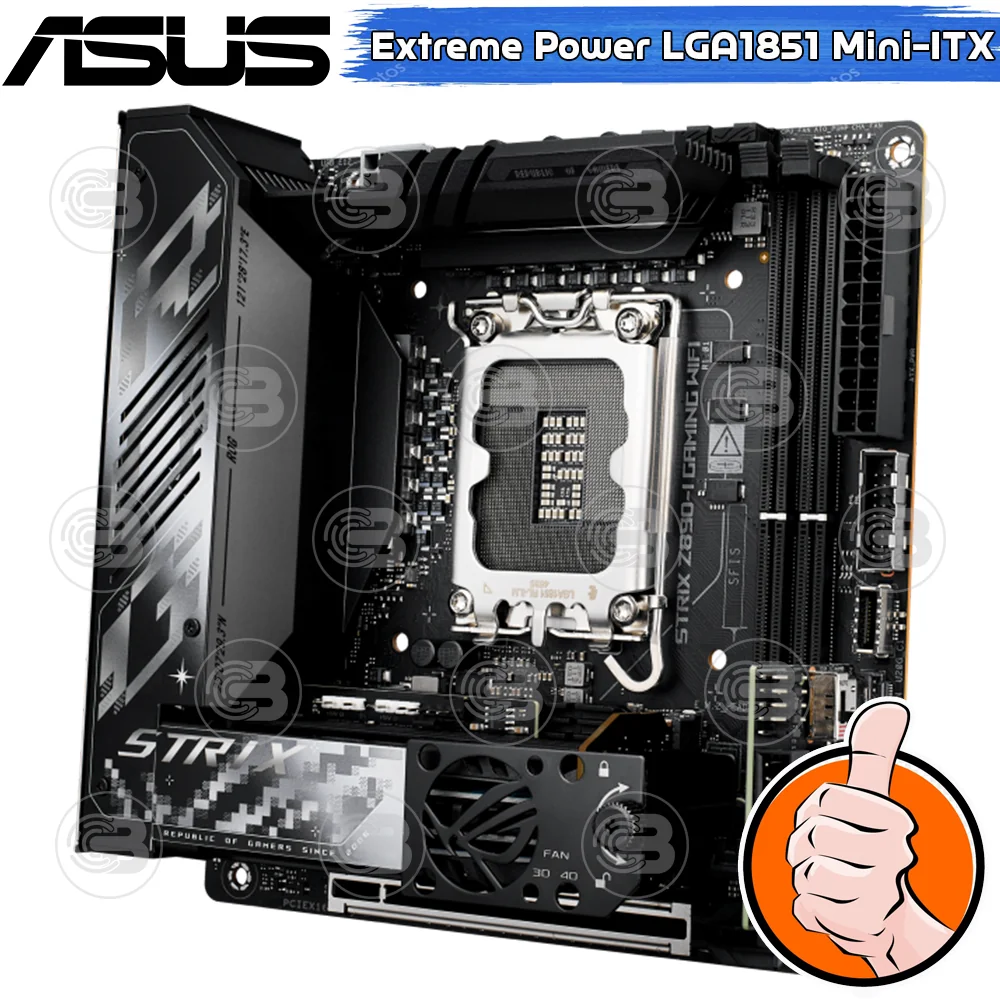 [CoolBlasterThai] ASUS MAINBOARD ROG STRIX Z890-I GAMING WIFI INTEL SOCKET LGA1851 DDR5 MINI-ITX ประกัน 3 ปี