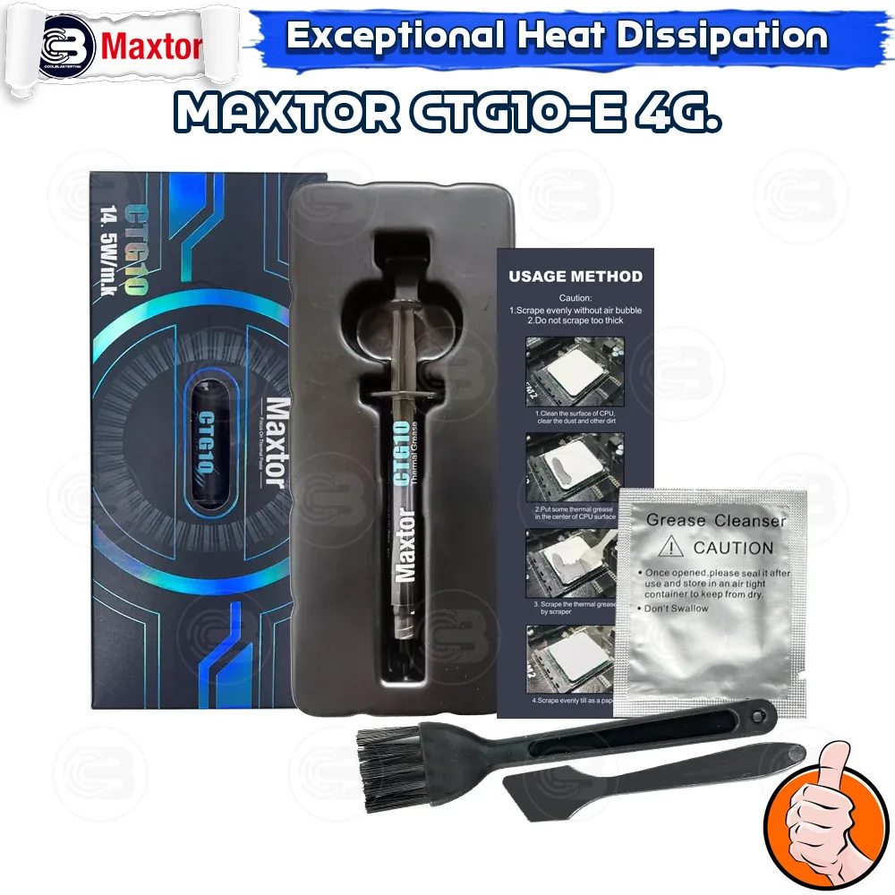 [CoolBlasterThai] MAXTOR CTG10-E Thermal Compound 4g./14.5 W/m.k