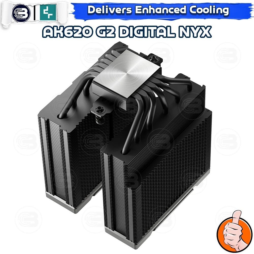 [CoolBlasterThai] DeepCool AK620 G2 Digital NYX Dual Tower CPU Cooler (LGA1851/AM5 Ready)