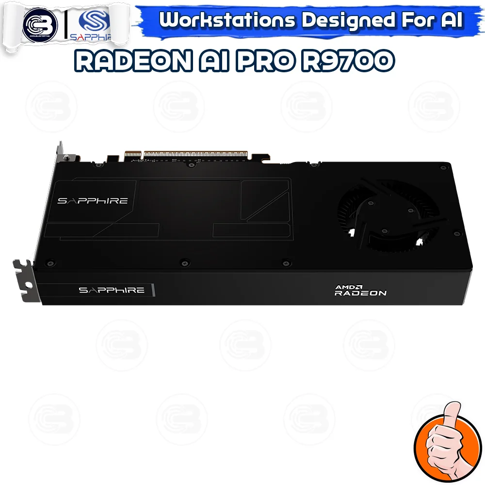 [CoolBlasterThai] SAPPHIRE AMD RADEON AI PRO R9700 32GB GDDR6 (3Y-ARC)