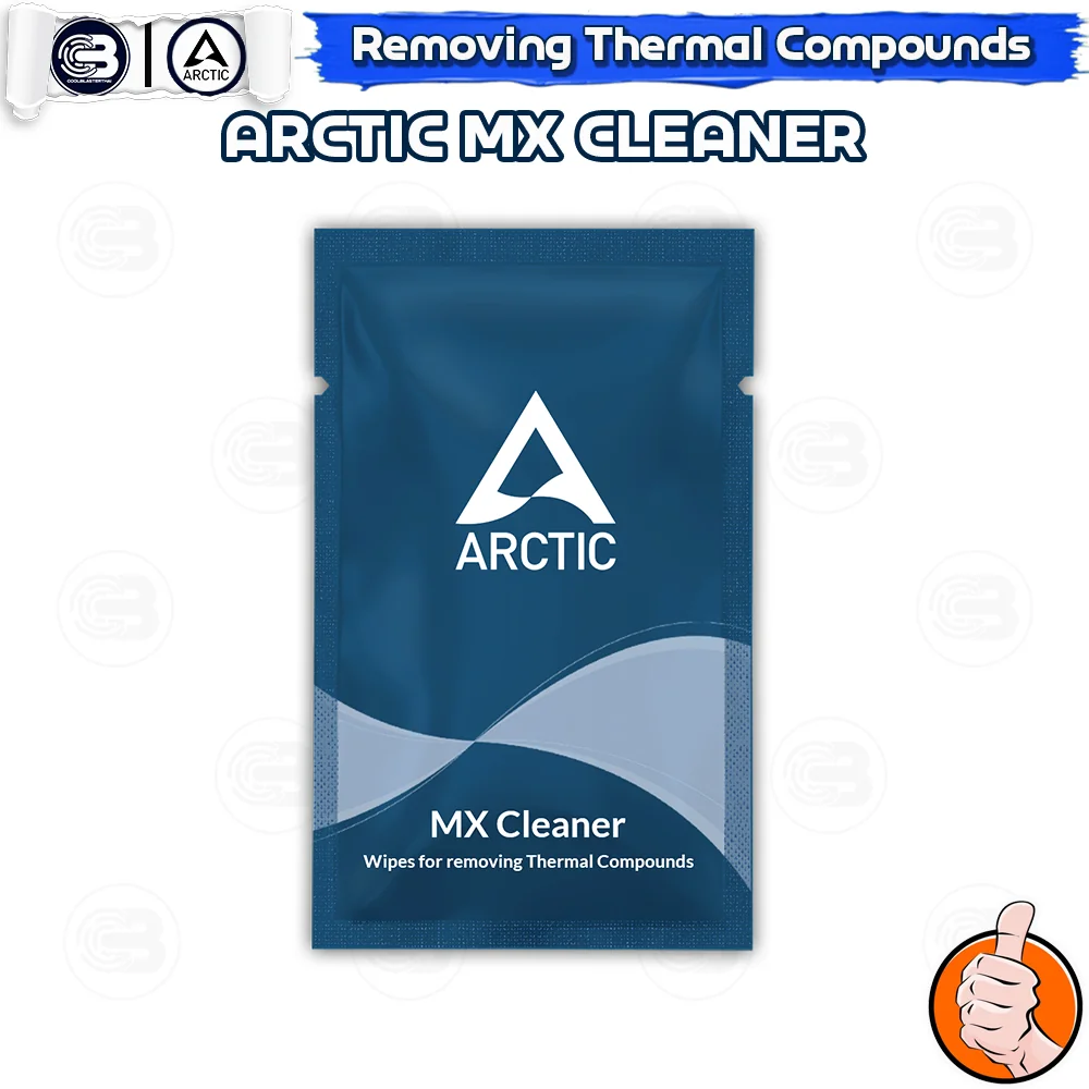 [CoolBlasterThai] ARCTIC MX-Cleaner 100% Biodegradable Cleaning Solution Box 40 PCS (แผ่นทำความสะอาด)
