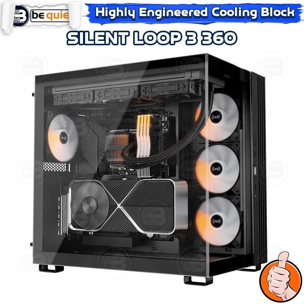 [CoolBlasterThai] Be Quiet Silent Loop 3 360 AIO Water Cooling CPU Cooler (AM5/LGA1851 Ready) (BW025) ประกัน 3 ปี