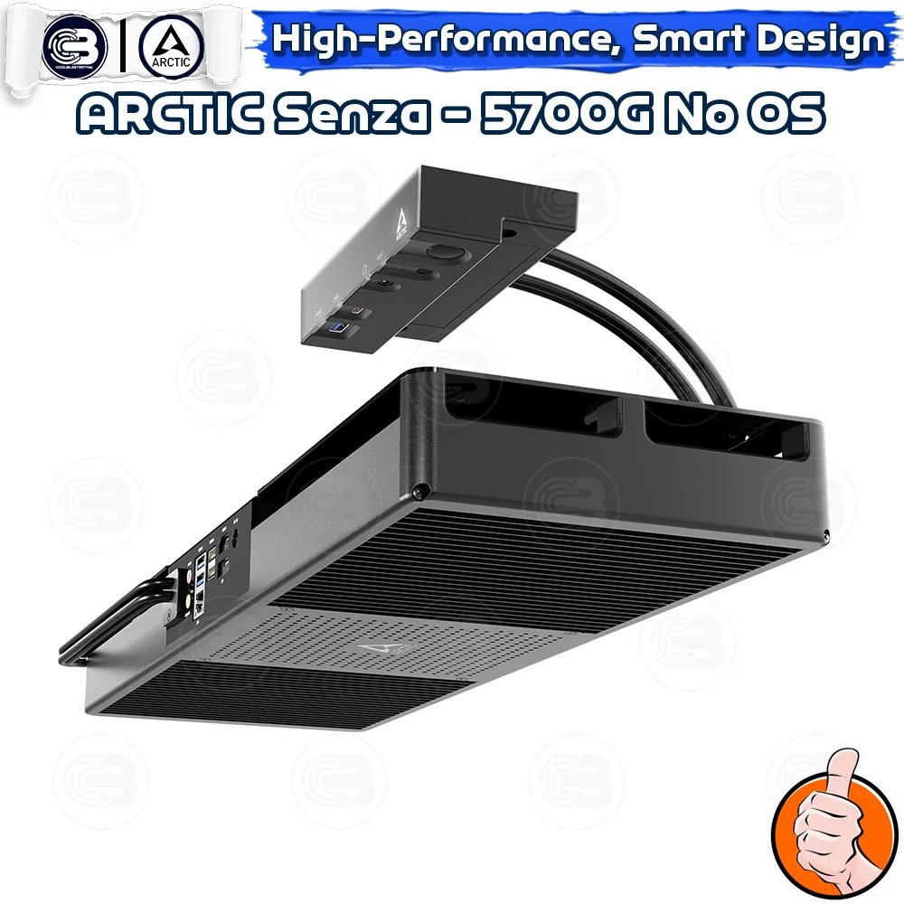 [CoolBlasterThai] ARCTIC Senza 5700G Under Desk PC No OS Passive Cooling PC ประกัน 3 ปี