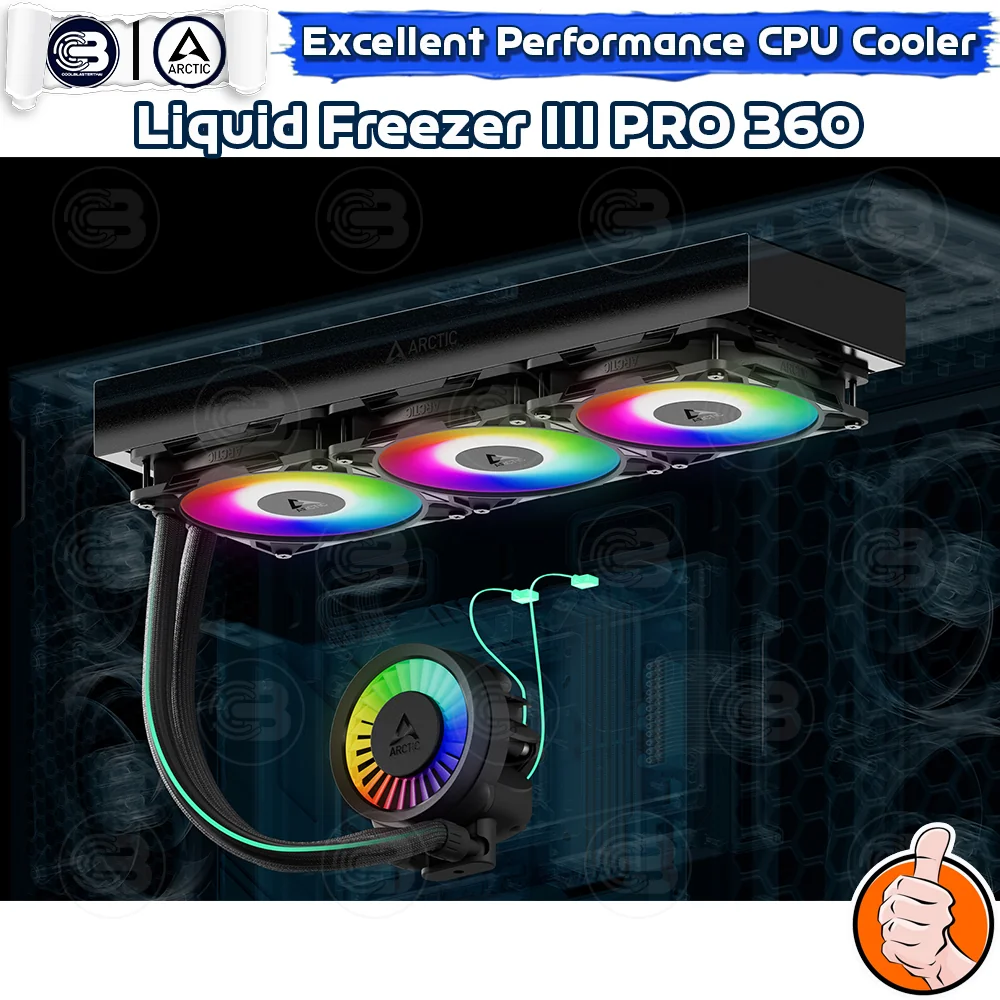 [CoolBlasterThai] ARCTIC LIQUID FREEZER III Pro 360 A-RGB All-In-One CPU Water Cooler (LGA1851/1700/AM5/AM4)
