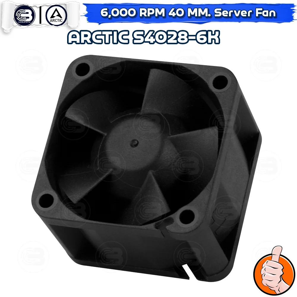 [CoolBlasterThai] ARCTIC S4028-6K 6000 RPM (size 40 mm.) Fan Case ประกัน 6 ปี