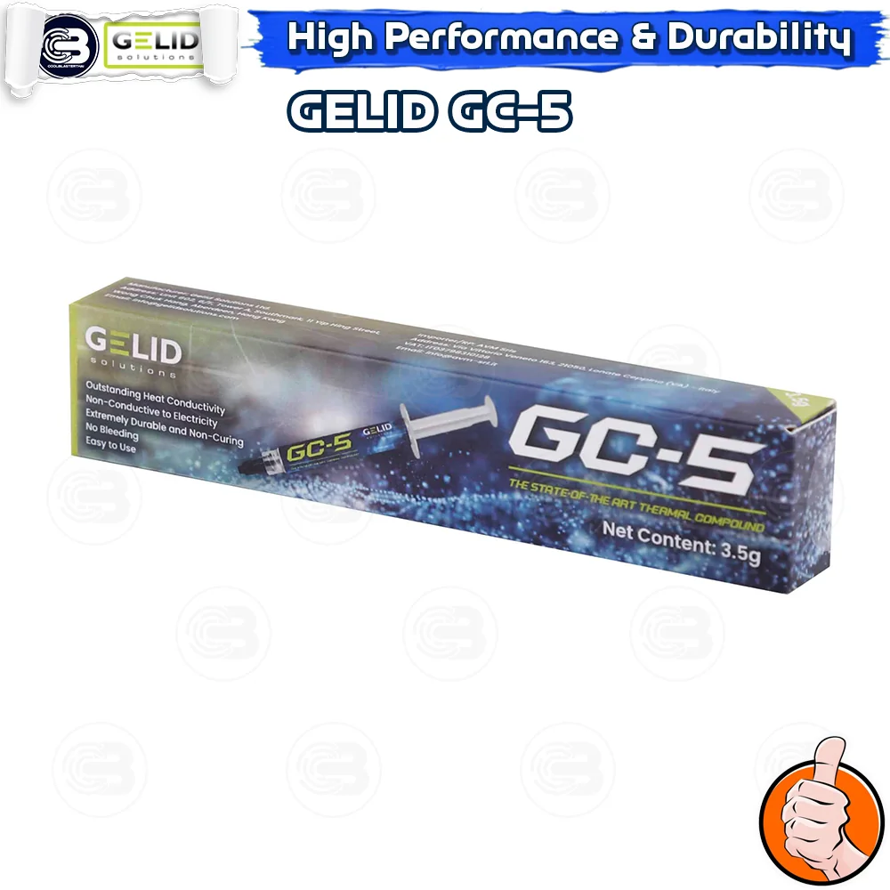 [CoolBlasterThai] GELID GC-5 Thermal Compound 3.5G.(TC-GC-05) (ซิลิโคนนำความร้อน)