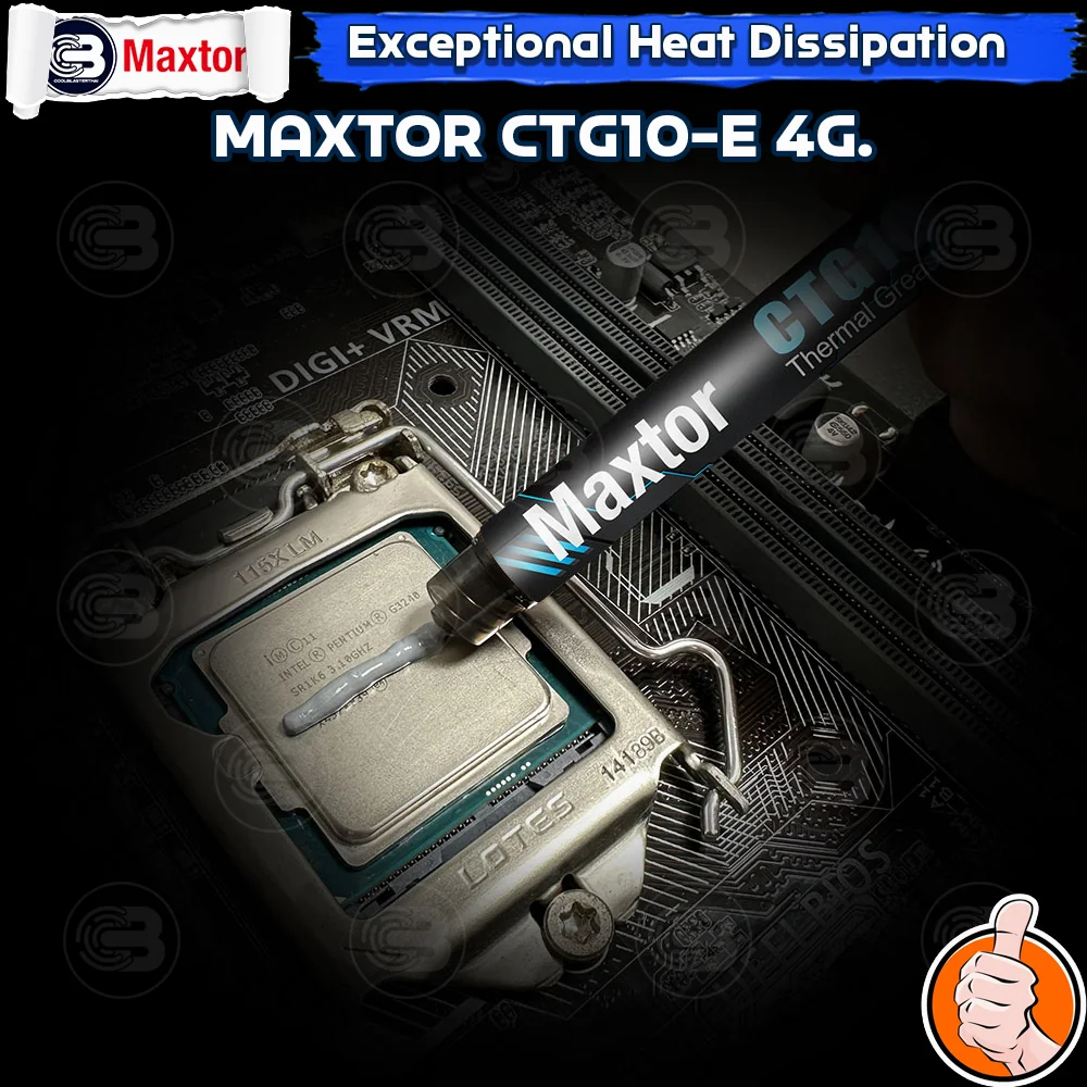 [CoolBlasterThai] MAXTOR CTG10-E Thermal Compound 4g./14.5 W/m.k