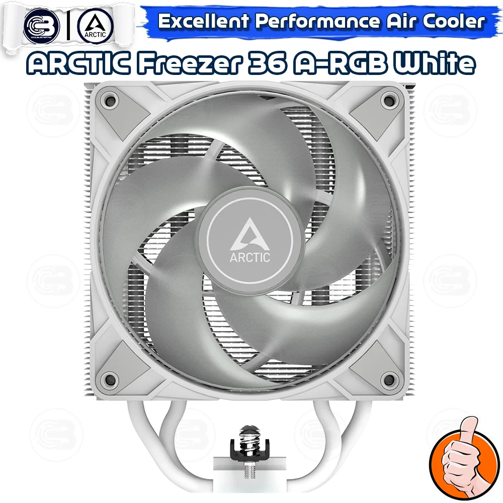 [CoolBlasterThai] ARCTIC FREEZER 36 A-RGB WHITE CPU Air Cooler (LGA1851/1700/AM5/AM4)