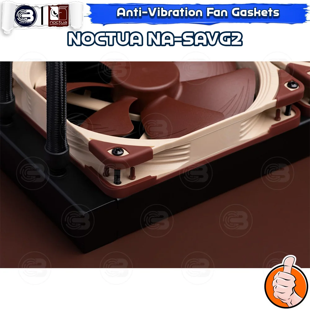 [CoolBlasterThai] NOCTUA NA-SAVG2 Anti-vibration Gaskets For 140 mm Fan (Set Of 3)