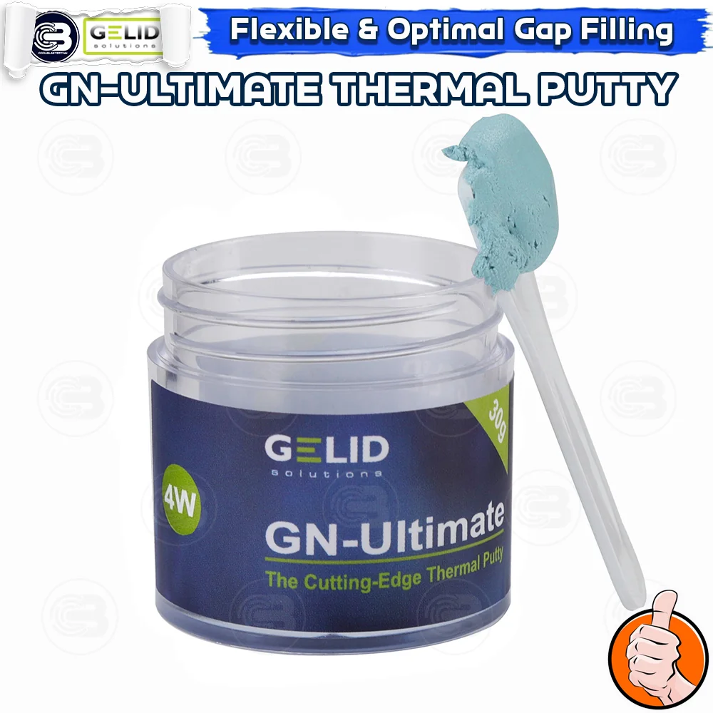 [CoolBlasterThai] GELID GN-Ultimate Thermal Putty 4 Watts 30G. (TN-GN04-01) (พัตตี้)