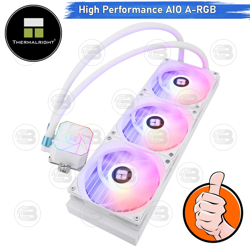 [CoolBlasterThai] Thermalright Aqua Elite 360 WHITE V3 ARGB AIO Liquid CPU Cooler (AM5/LGA1851 Ready) ประกัน 3 ปี