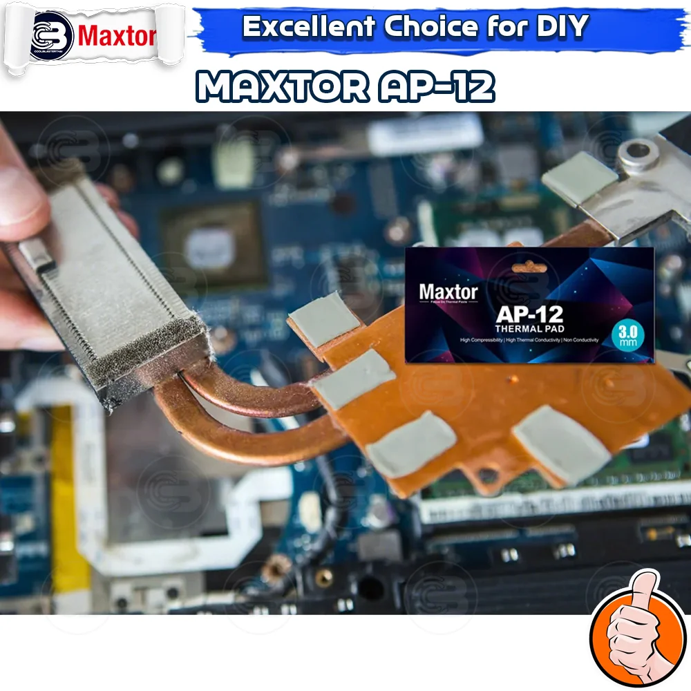 [CoolBlasterThai] MAXTOR AP-12 Thermal Pad 120x20x3.0/14.8 W/m.k