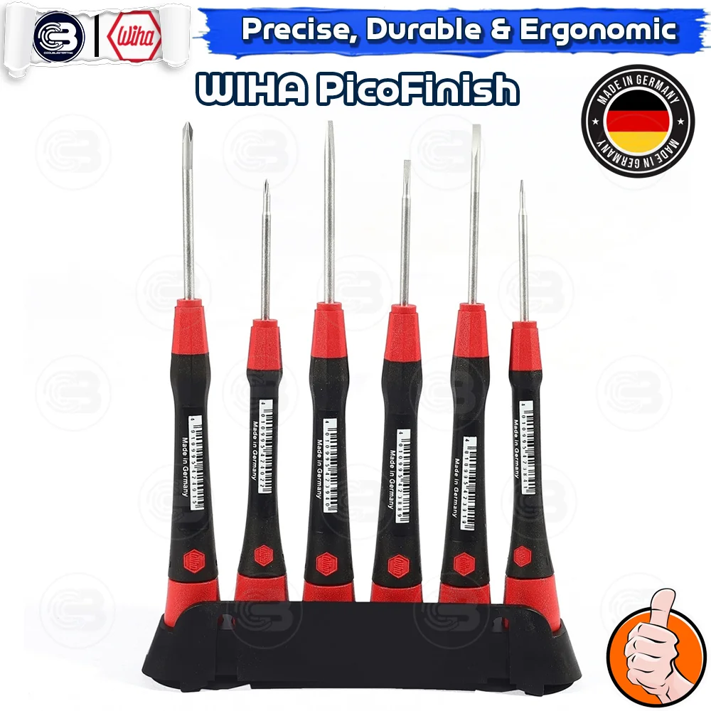 [CoolBlasterThai] WIHA PICOFINISH Fine Screwdriver Set 7PCS With Holder