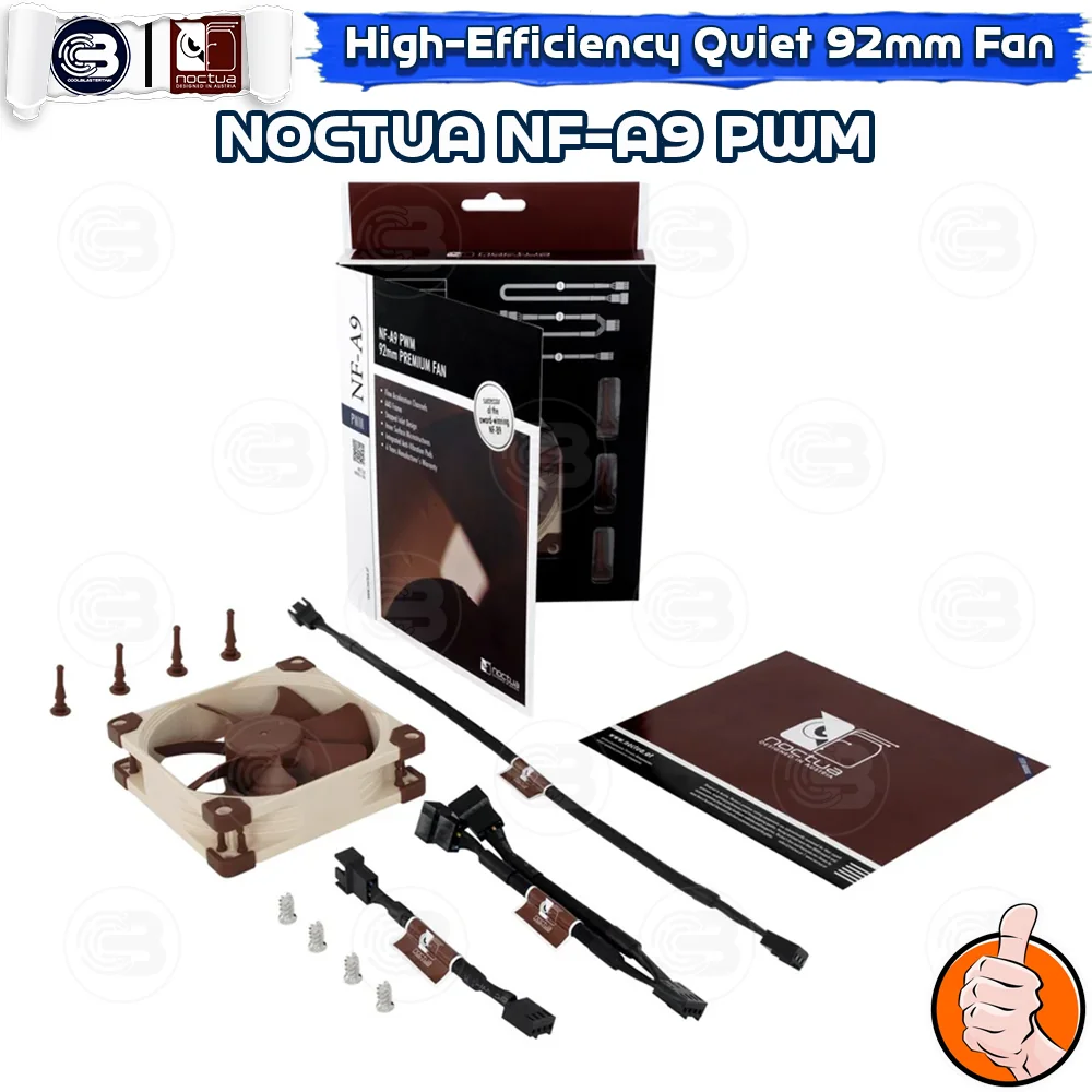 [CoolBlasterThai] NOCTUA NF-A9 PWM PC Fan Case (size 92 mm.) ประกัน 6 ปี