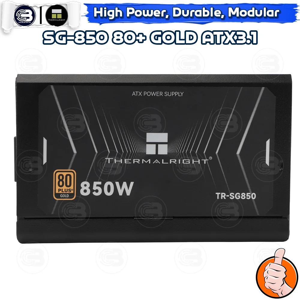 [CoolBlasterThai] Thermalright Power Supply 850W 80 Plus Gold Full Modular (SG850) ประกัน 5 ปี