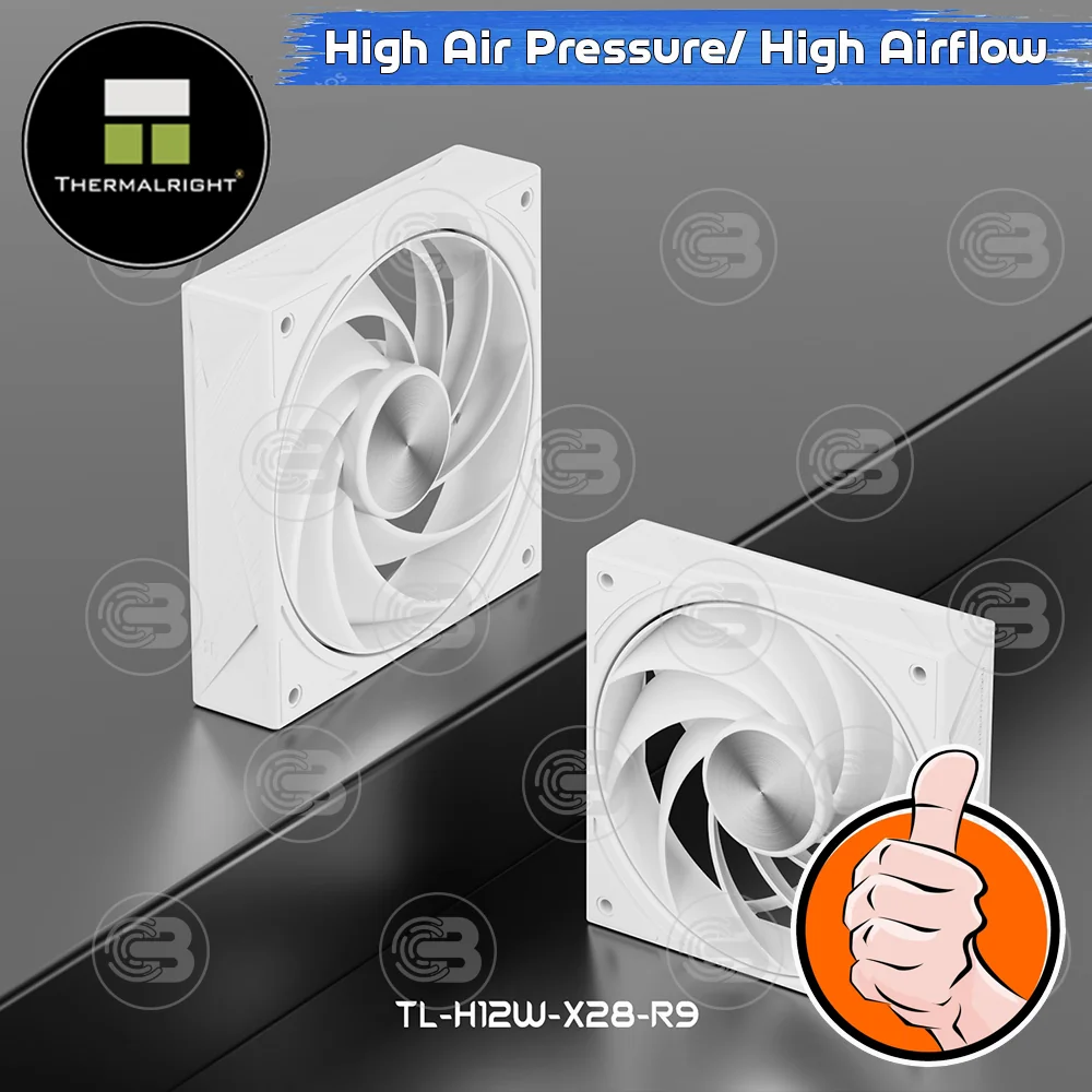 [CoolBlasterThai] Thermalright TL-H12W-X28-R9 2400+ RMP Fan Case (size 120 mm.) ประกัน 5 ปี
