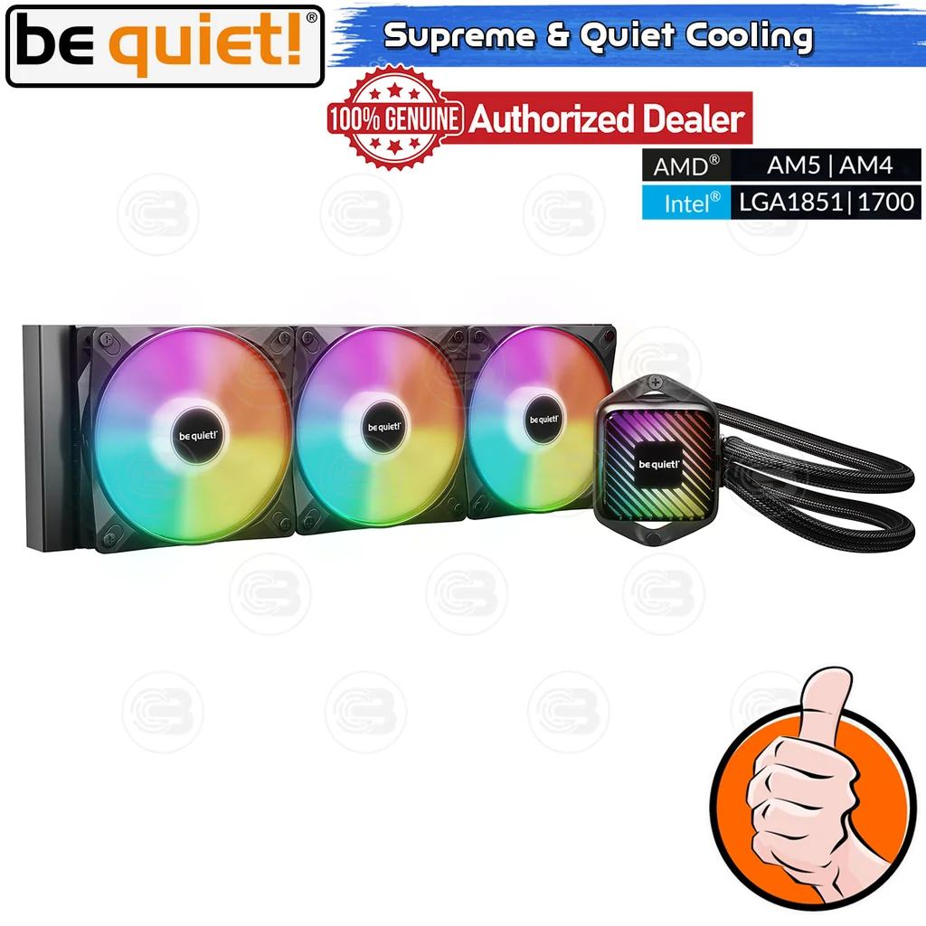 [CoolBlasterThai] Be Quiet Pure Loop 3 LX 360 AIO Water Cooling CPU Cooler (AM5/LGA1851 Ready) (BW031EU) ประกัน 3 ปี