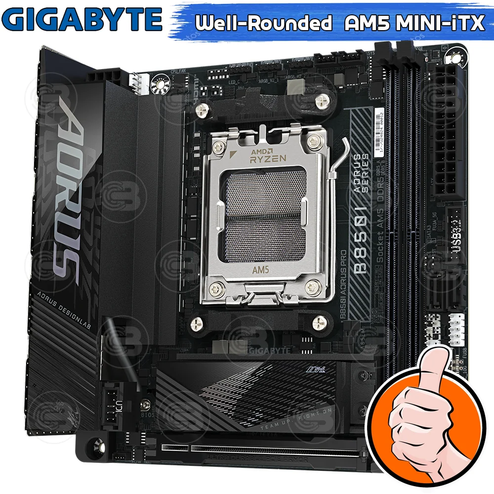 [CoolBlasterThai] GIGABYTE MAINBOARD B850I AORUS PRO REV 1.1 AMD AM5 DDR5 Mini-iTX ประกัน 3 ปี