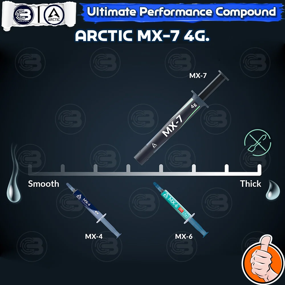 [CoolBlasterThai] ARCTIC MX-7 4g. Thermal compound (Heat sink silicone) (ซิลิโคนนำความร้อน)