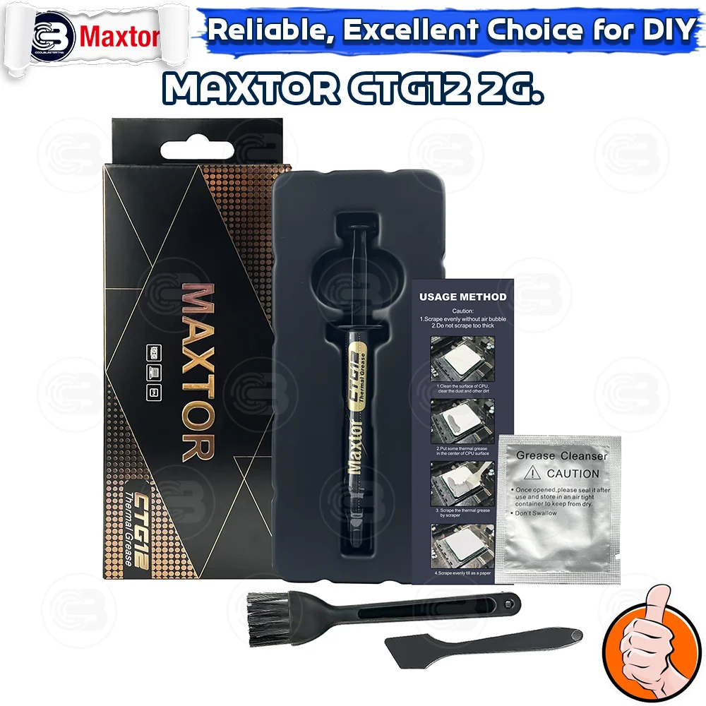 [CoolBlasterThai] MAXTOR CTG12 Thermal Compound 2g./18.0 W/m.k