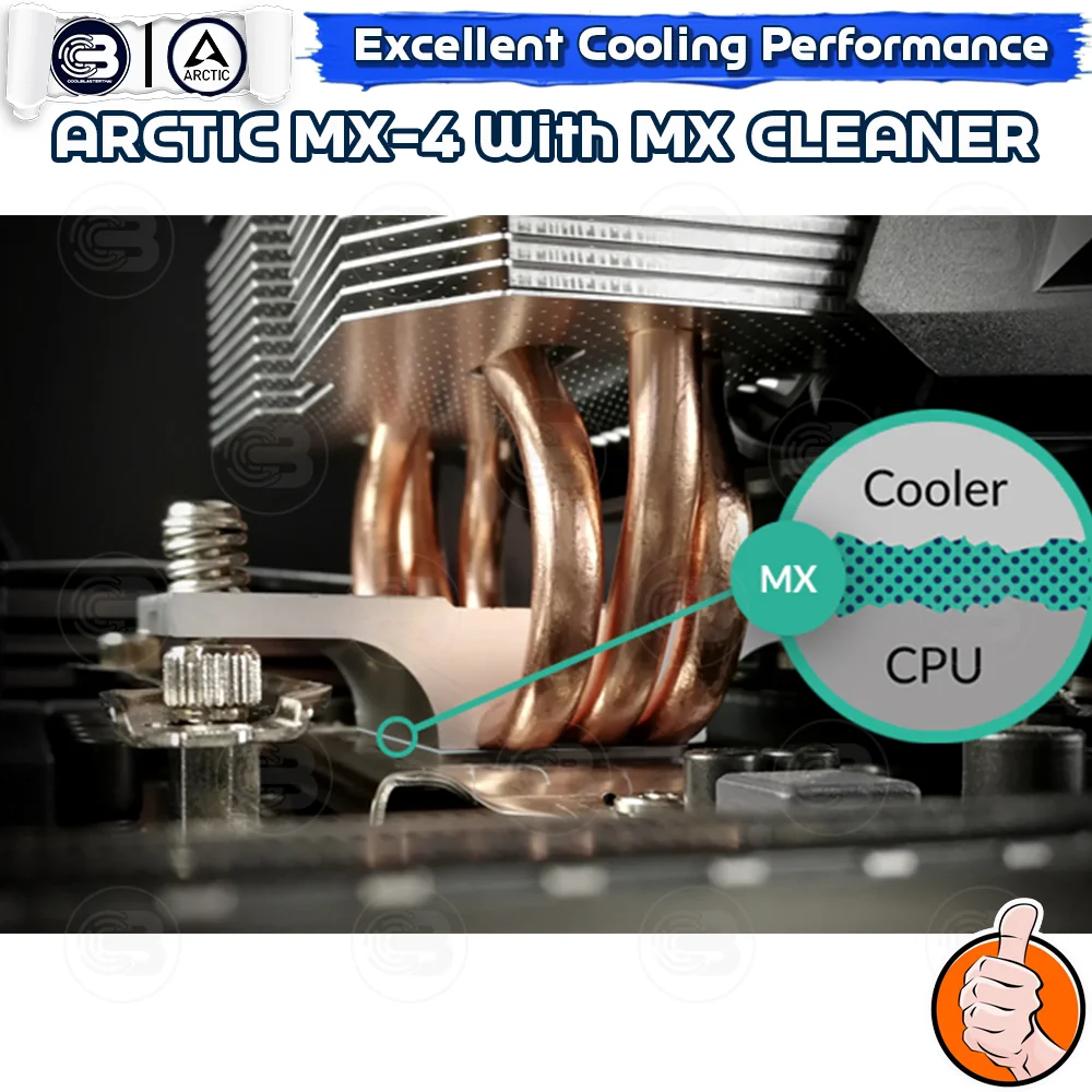 [CoolBlasterThai] ARCTIC MX-4 4g. Thermal Compound with 2x MX-Cleaner (ซิลิโคนนำความร้อน)