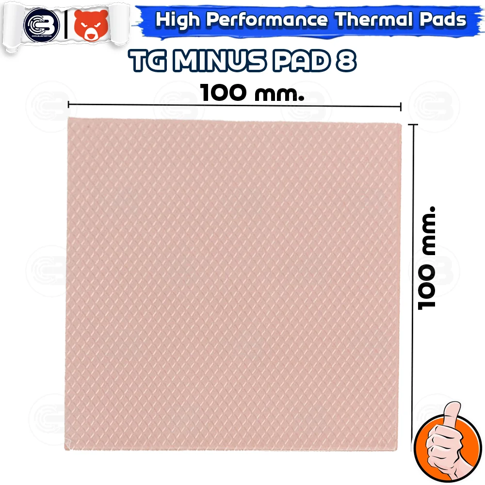 [CoolBlasterThai] THERMAL GRIZZLY MINUS PAD 8 Thermal Pad 100x100 /0.5 mm./8 W/mK