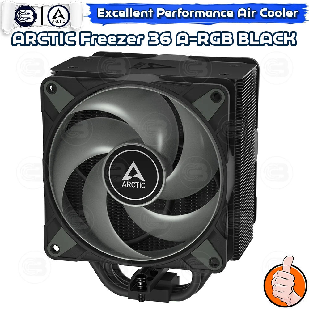 [CoolBlasterThai] ARCTIC FREEZER 36 A-RGB BLACK CPU Air Cooler (LGA1851/1700/AM5/AM4)