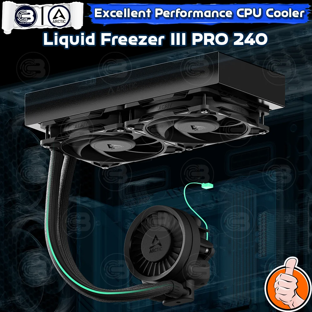 [CoolBlasterThai] ARCTIC LIQUID FREEZER III Pro 240 Black (All-In-One CPU Water Cooler) (LGA1851/1700/AM5/AM4)