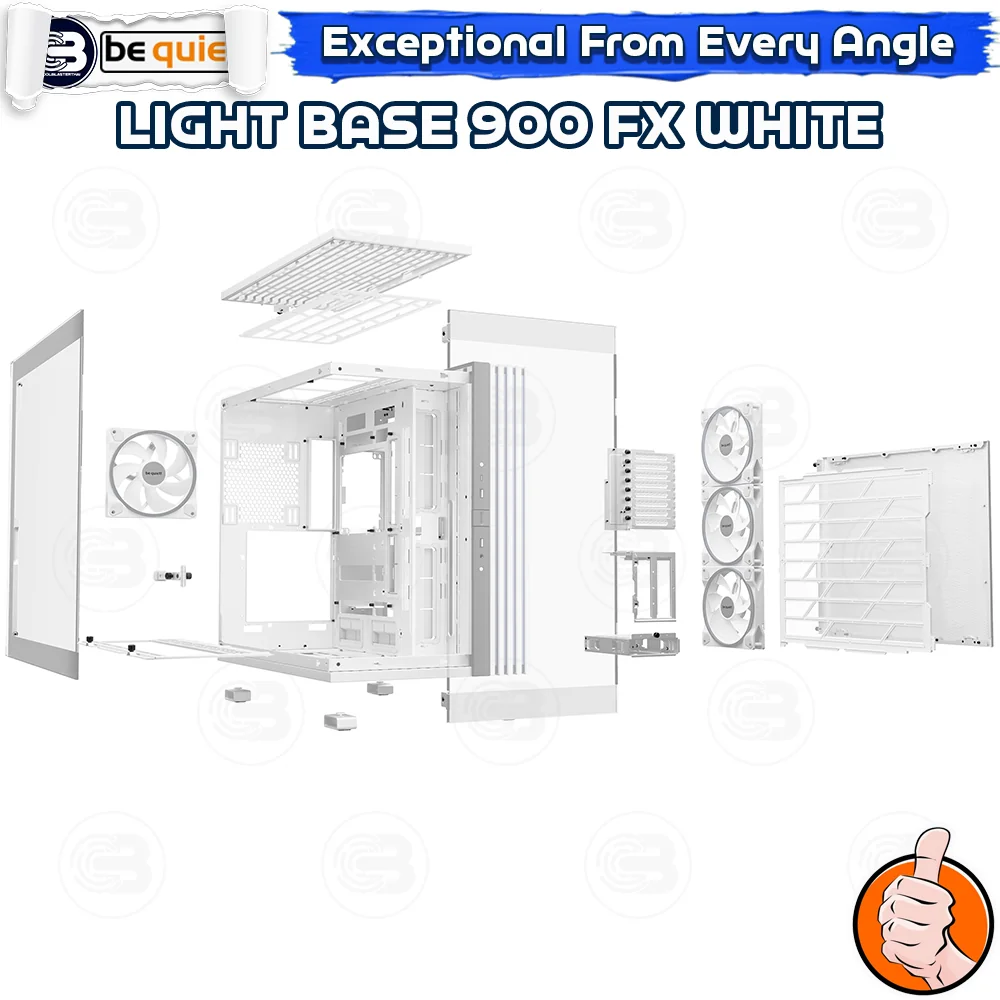 [CoolBlasterThai] Be Quiet LIGHT BASE 900 FX White PC Case (BGW72) ประกัน 3 ปี