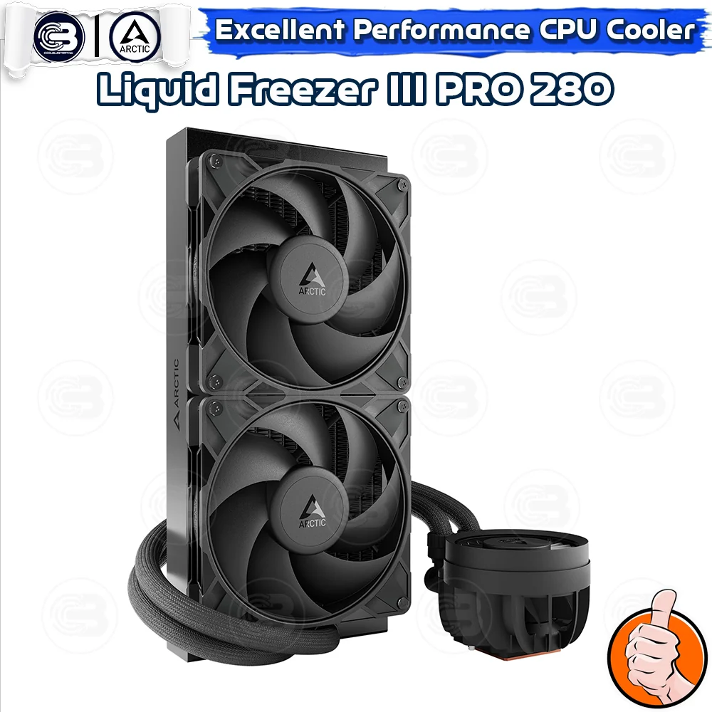 [CoolBlasterThai] ARCTIC Liquid Freezer III PRO 280 Black (All-In-One CPU Water Cooler) (LGA1851/1700/AM5/AM4)