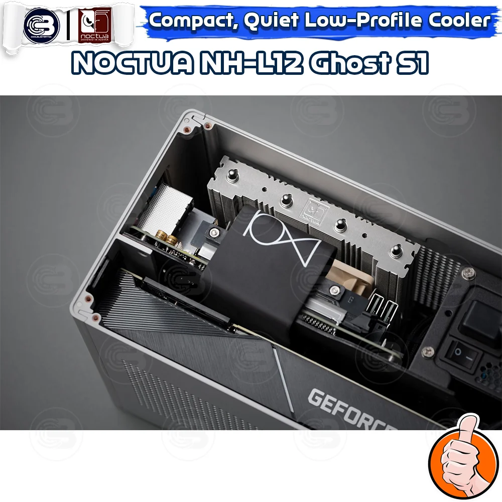 [CoolBlasterThai] NOCTUA NH-L12 Ghost S1 edition Quiet Low-porfile CPU Cooler (AM5/LGA1700 Ready) ประกัน 6 ปี