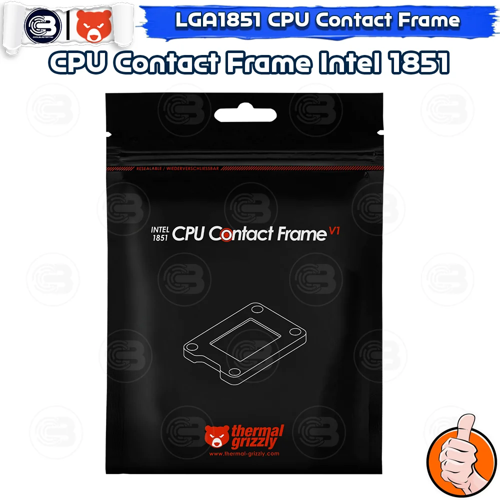 [CoolBlasterThai] THERMAL GRIZZLY INTEL LGA 1851 CPU CONTACT FRAME V1 (เฟรม)
