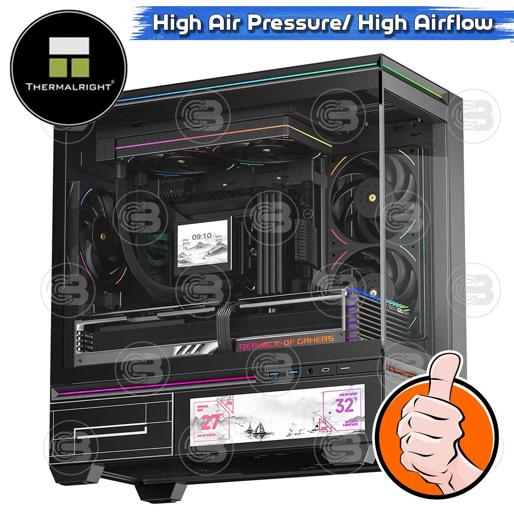 [CoolBlasterThai] Thermalright TL-UB24 Row Fan Optimized Static Pressure ARGB (size 120 mm.) ประกัน 3 ปี (พัดลม)