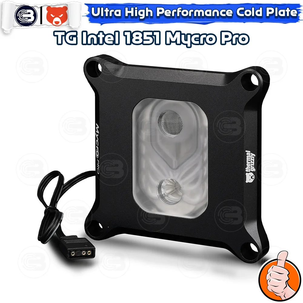 [CoolBlasterThai] THERMAL GRIZZLY INTEL 1851 MYCRO PRO For Intel LGA1851/1700 socket CPU Water Block (TG-MY-P-RGB-i1851)